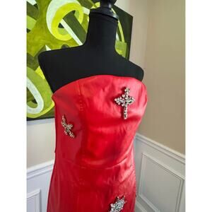 🔥Hot Red Fashion Nova Crosses Dress🔥 Size-XL